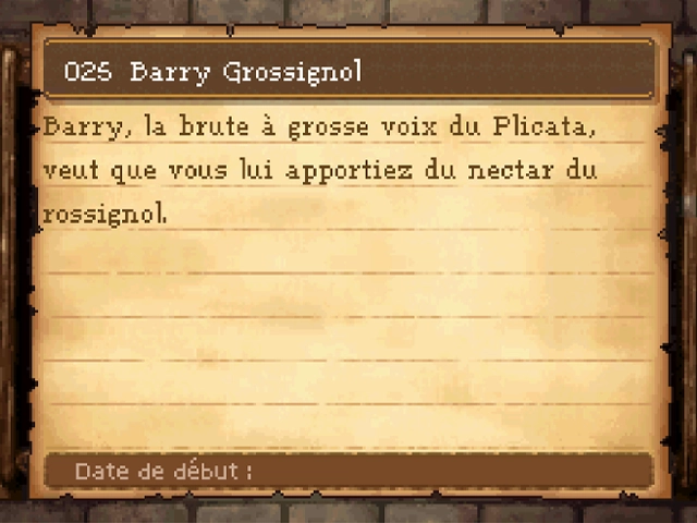 Quête : Barry Grossignol